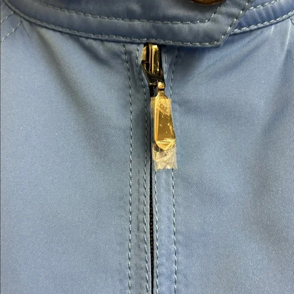 CARLISLE Blue Moto zippered jacket with pockets, Size 4, Excellent condition - Picture 12 of 14